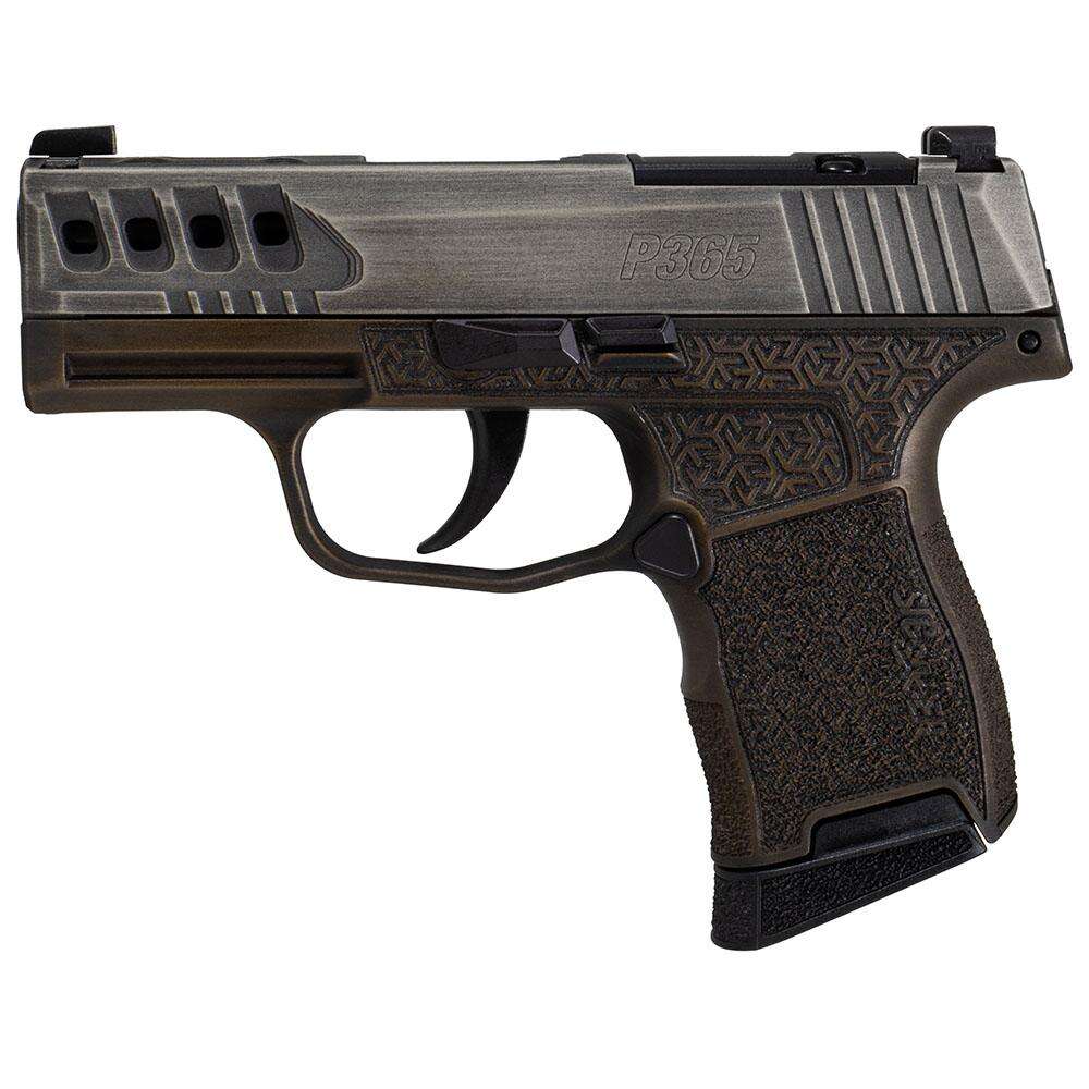 Handguns Sig Sauer Ready Series P3659MM 3.1INSTRIKER X-RAY 310RDOPTIC RDYMAN.SAF Dist Grey/BrownGrip